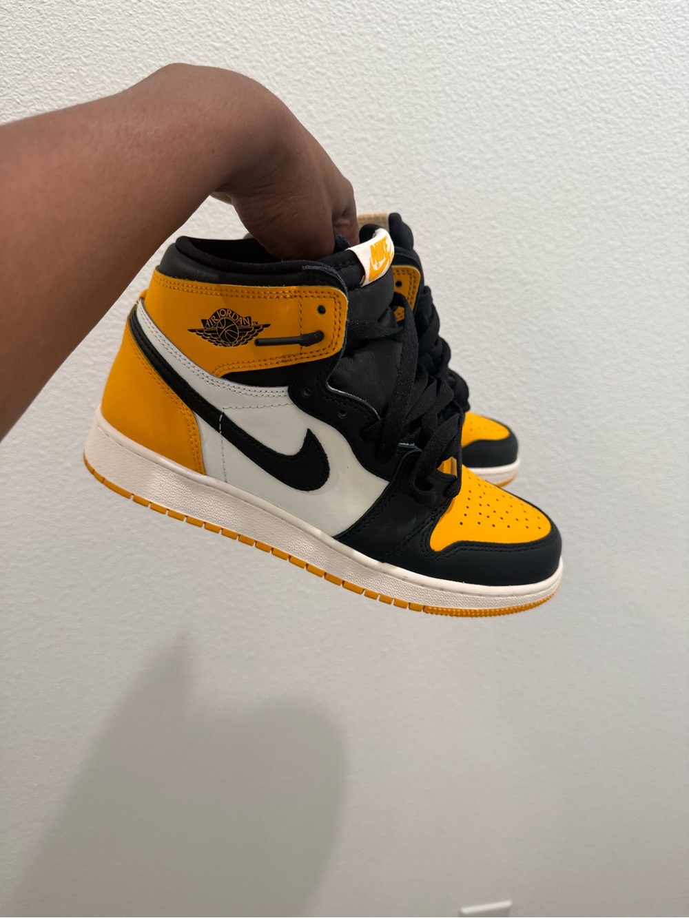 Nike Kids Air Jordan 1 High - Yellow/Black/White